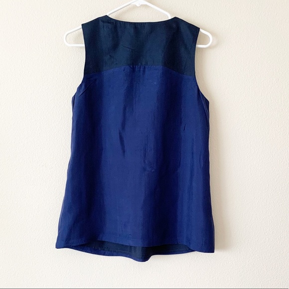 Vince Silk Sleeveless Blouse - Picture 8 of 9